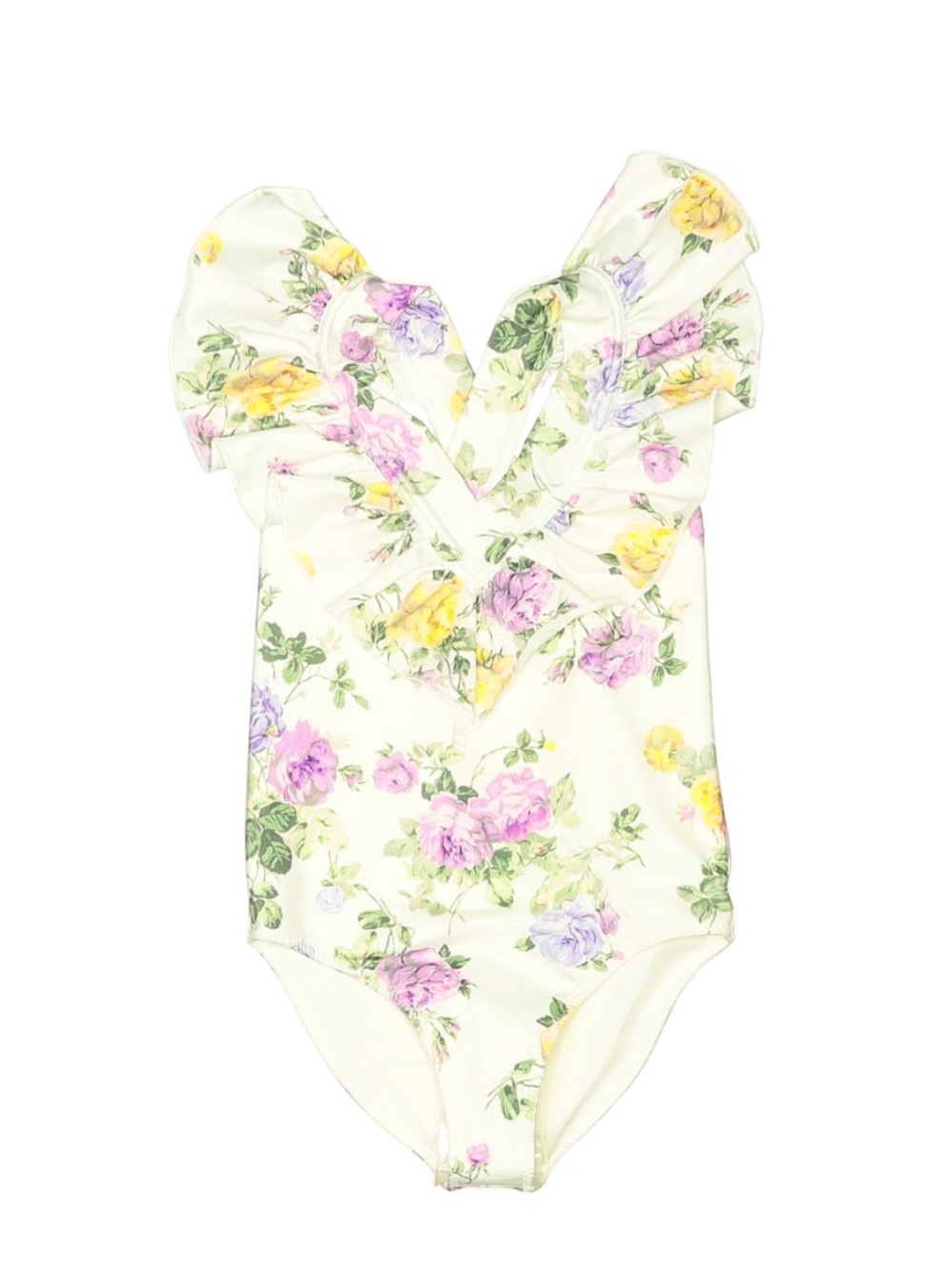 2T LOVESHACKFANCY Ruffle Crossback One Piece Swimsuit